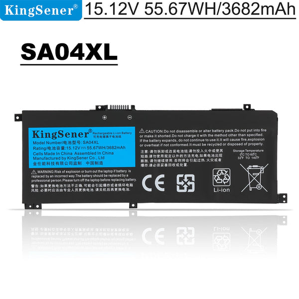 Kingsener SA04XL ラップトップ バッテリー HP Envy X360 15 シリーズ 55.67wh - BatteryMall.com