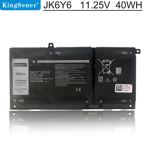 Kingsener ブランド JK6Y6 ノートパソコンのバッテリー交換用 Dell