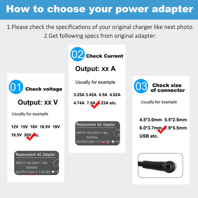 Adaptateur secteur 230 W pour chargeur Lenovo 20 V 11,5 A