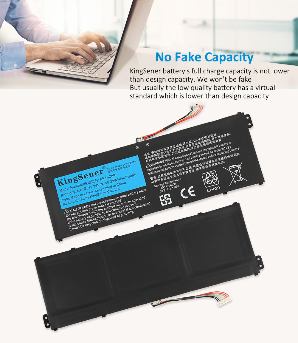 AP18C8K 50.29WH Laptop Battery For Acer Aspire 5 A514-52 - BatteryMall.com