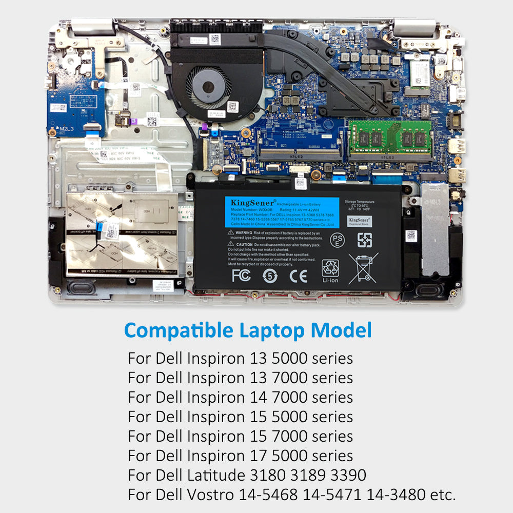 Dell Inspiron WDX0R WDXOR Laptop Battery - BatteryMall.com