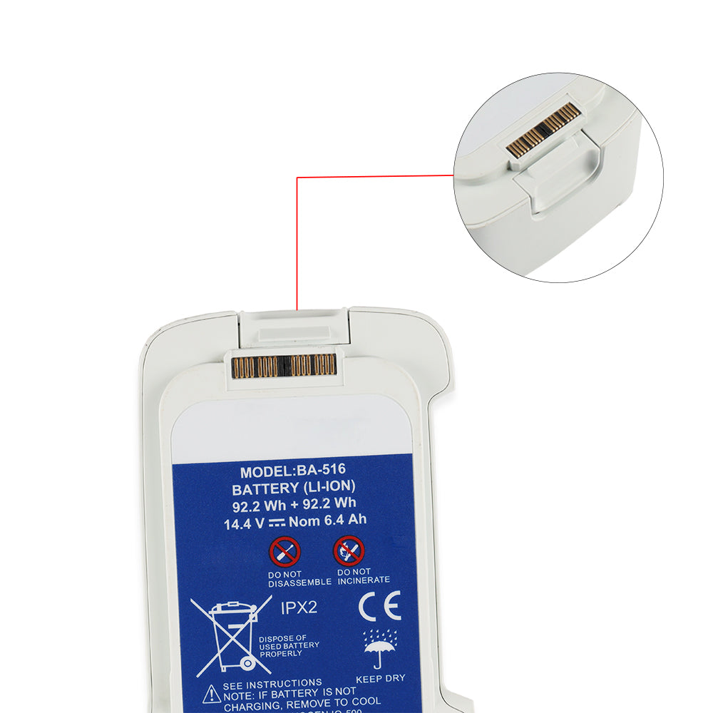 Oxygen Machine Battery For Inogen One G5 Double Battery BA-516 14.4V ...