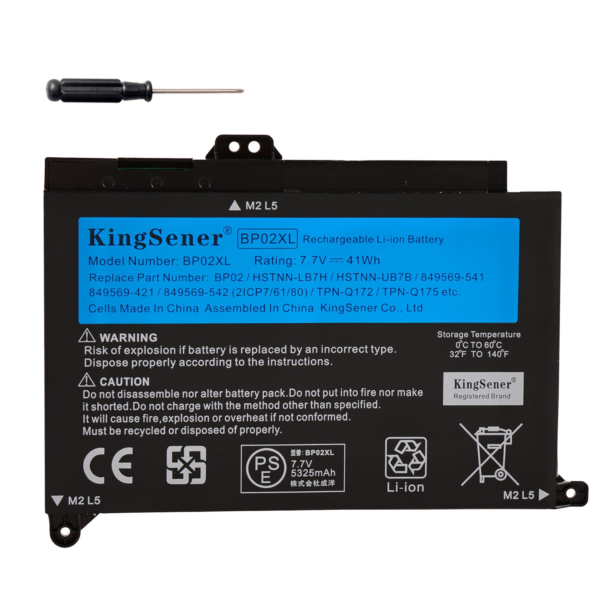 Kingsener Bp02xl Laptop Battery For Hp Pavilion Pc 15 15 Au 849909 850